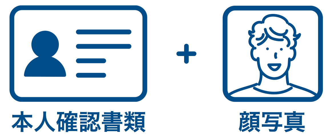 本人確認書類と顔写真