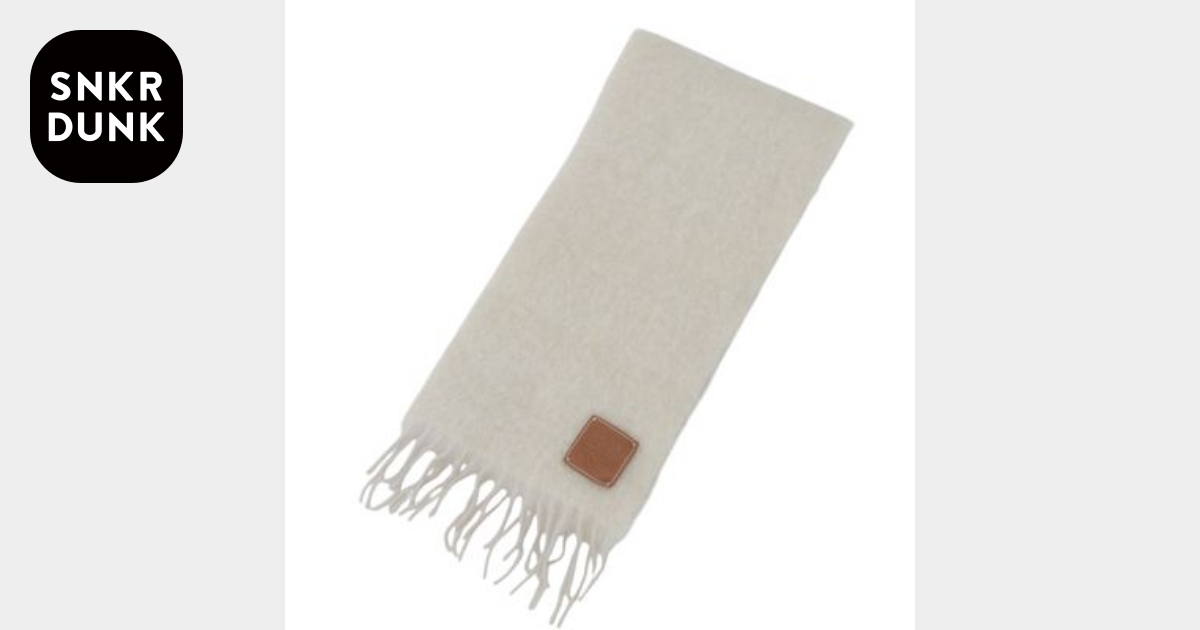 ロエベ　マフラー【専用】 A (未使用に近い)】極美品 ロエベ マフラー ホワイト レディース -の