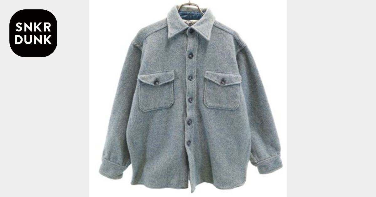 C (やや傷や汚れあり)】WOOLRICH ウールリッチ 70s ヴィンテージ 長袖