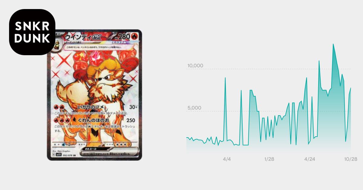 ウインディex SR[SV1V 092/078](スカーレット＆バイオレット 拡張
