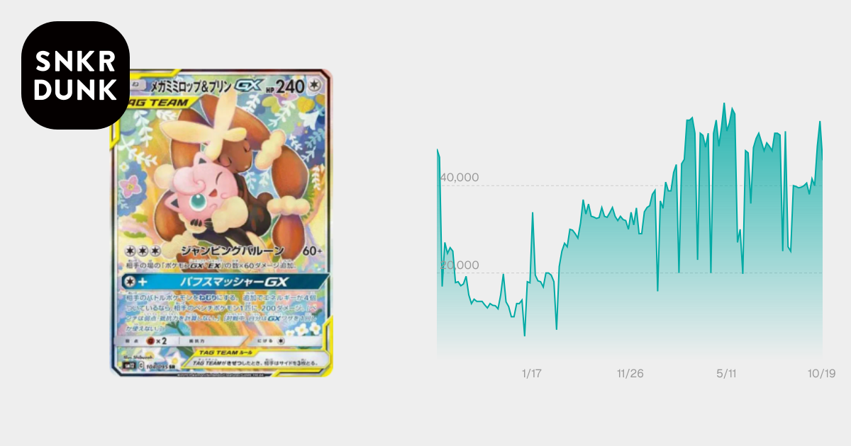PSA10】メガミミロップ＆プリンGX SR: SA[SM12 104/095](拡張パック