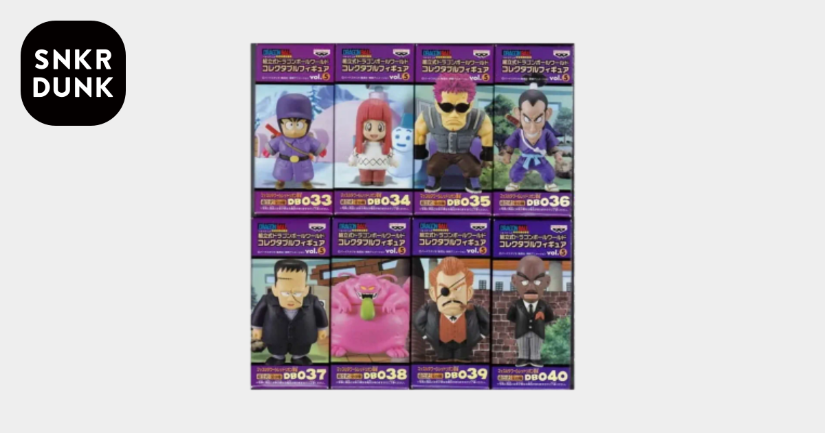 バンプレスト 組立式 ドラゴンボール ワールドコレクタブルフィギュア