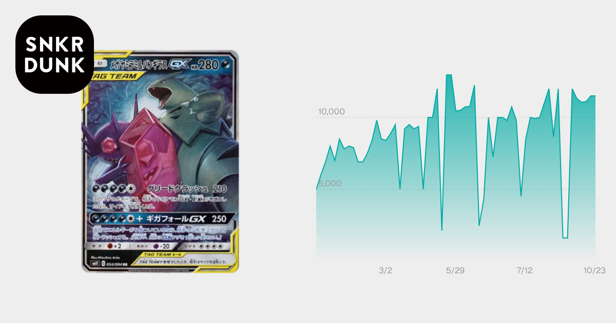 PSA10】メガヤミラミ&バンギラスGX RR [SM11 054/094](拡張パック