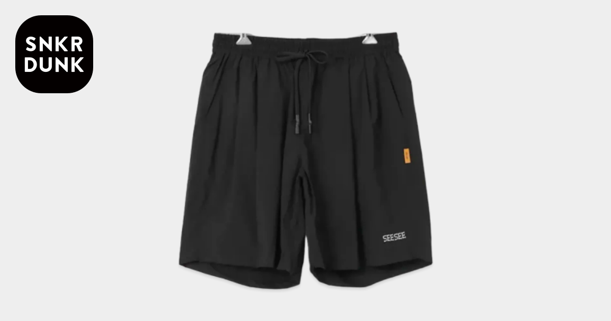 SEE SEE Nylon Sporty Baggy Shorts 