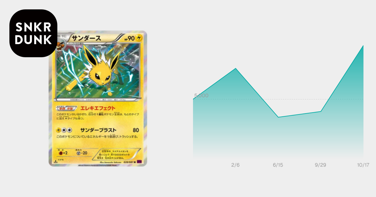 PSA10】サンダース R :1ED [XY7 026/081](拡張パック「バンデット