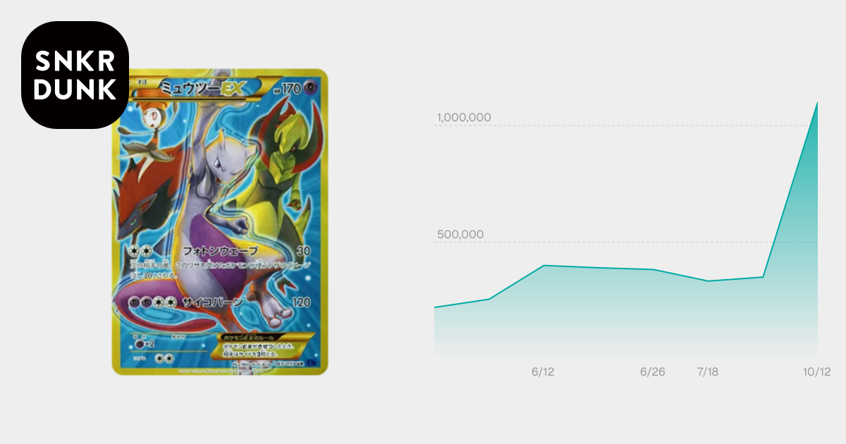 ミュウツーEX UR [XY8 065/059](拡張パック「青い衝撃」)通販・買取