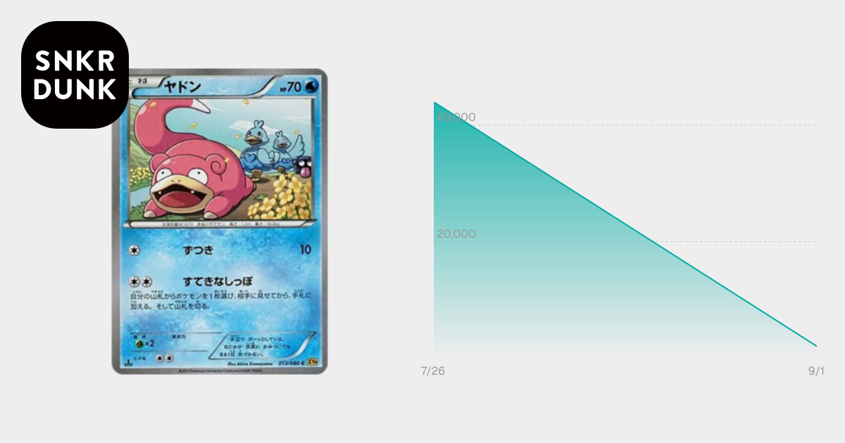 ヤドン C :1ED [XY9 013/080](拡張パック「破天の怒り」)通販・買取