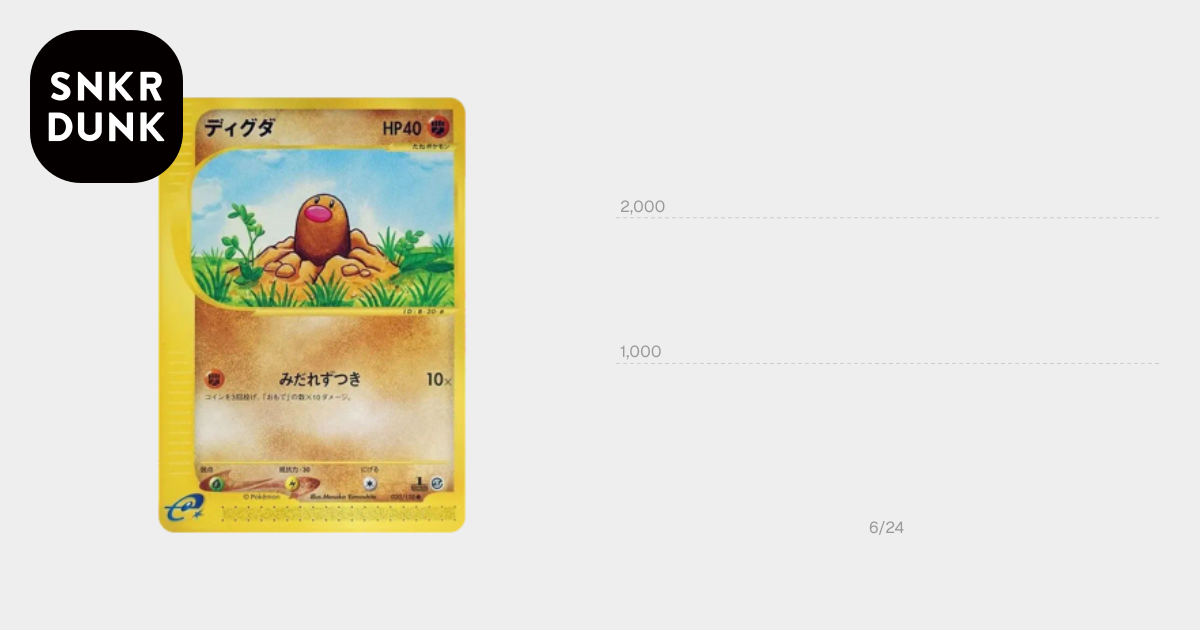 ディグダ ○ :1ED [e1 020/128](ポケモンカードe 第1弾「基本拡張