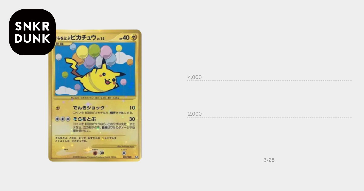 そらをとぶピカチュウ ☆ [Pt2 090/090](拡張パック「時の果ての絆