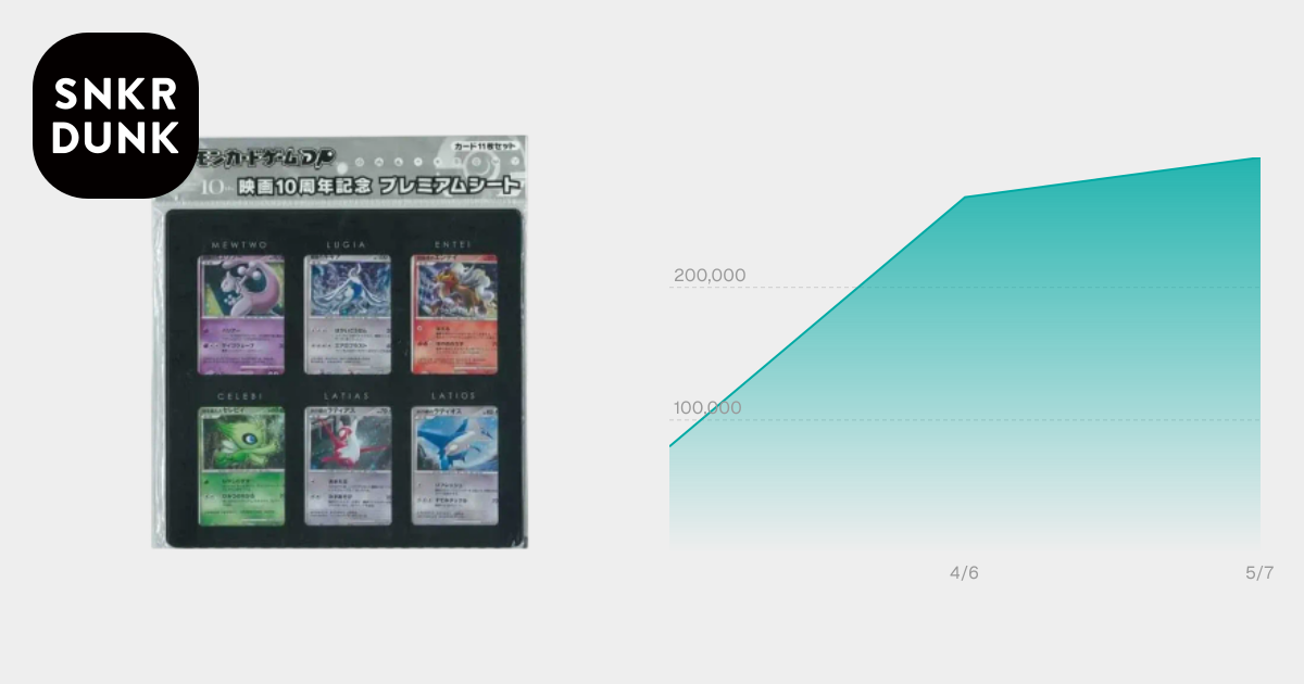 ポケモンカードゲーム ダイヤモンドパール「映画10周年記念 プレミアム