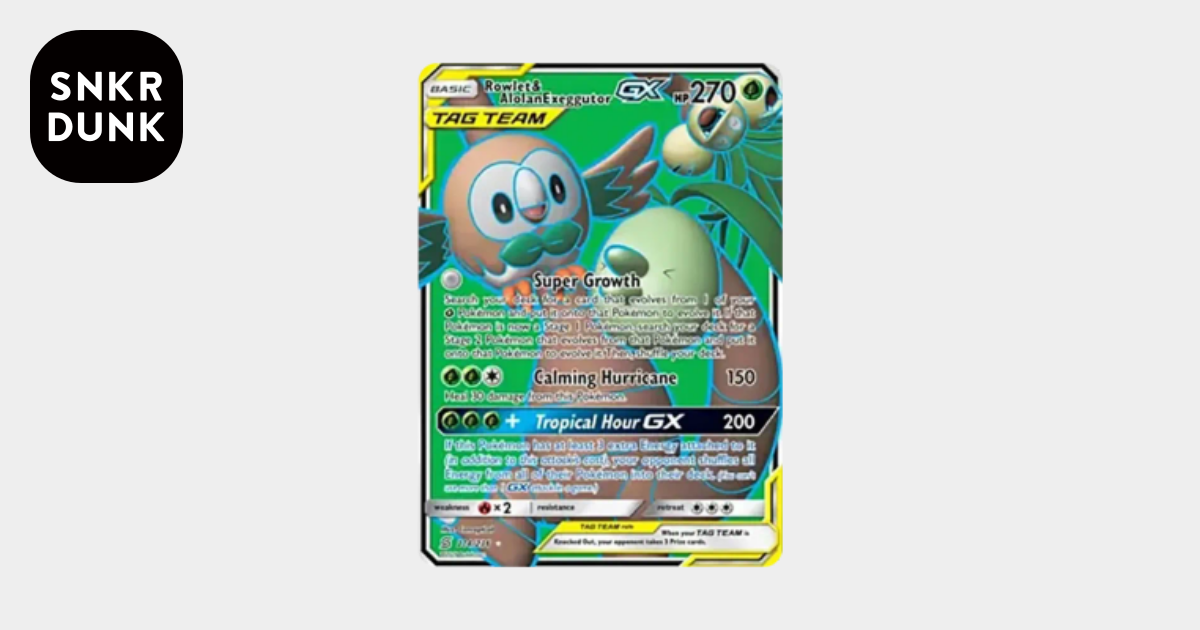 モクロー&アローラナッシーGX UR [214/236]【英語版】(サン&ムーン