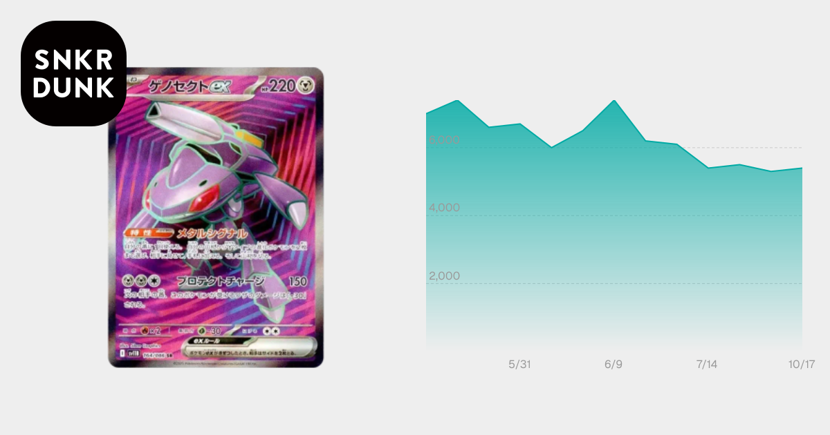 ゲノセクトex SR [SV11B 164/086](拡張パック「ブラックボルト」)通販