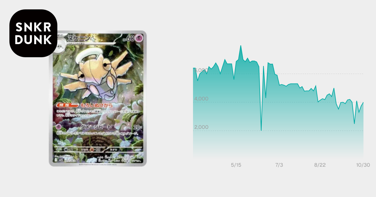 PSA10】ヌケニン AR [M1S 072/063](拡張パック「メガシンフォニア」) 1