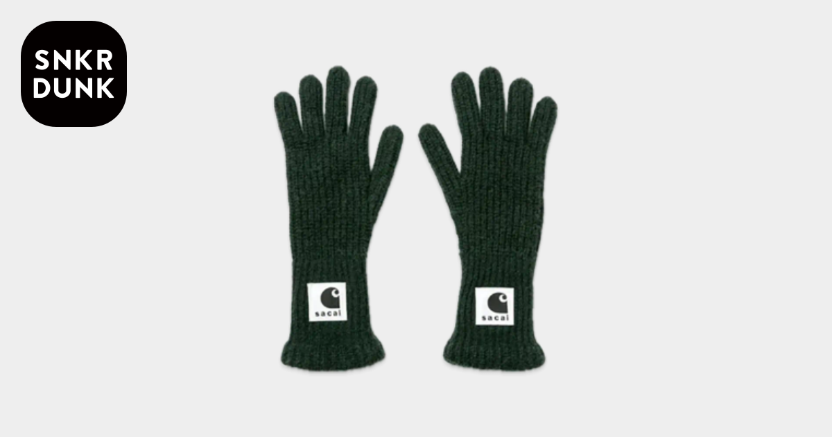 sacai x Carhartt WIP Wool Knit Gloves 