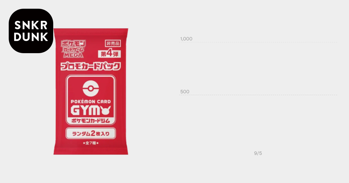 ポケモンカードゲームMEGA プロモカードパック「プロモカードパック 第