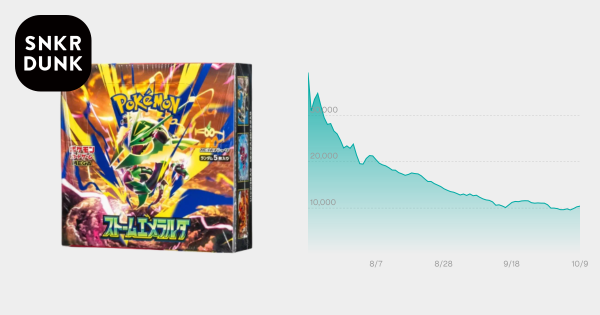 ポケモンカードゲームMEGA 拡張パック「ストームエメラルダ」ボックス
