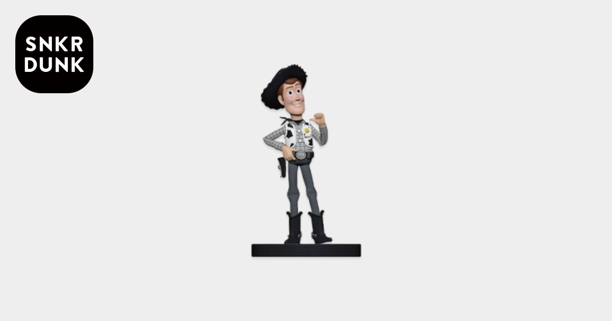 PEACEMINUSONE x Toy Story THE FIRST FAN Art Toy Figure Woody 