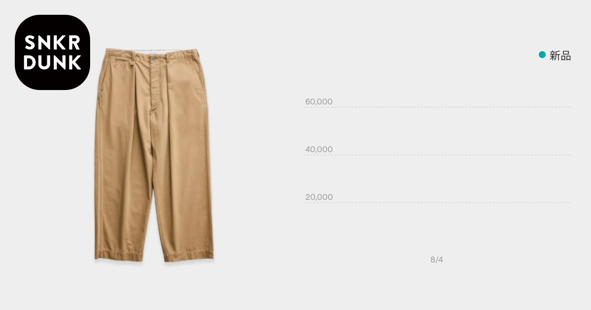 NICENESS Albarn Aged-Effect Resized Chino Trousers 
