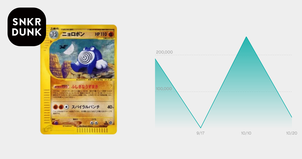 ニョロボン ★ ポケモンカードe「拡張パック第4弾 裂けた大地」 キラ 052… ニョロボン ☆ :1ED [e4 052/088](拡張パック第4弾「裂けた大地」)通販
