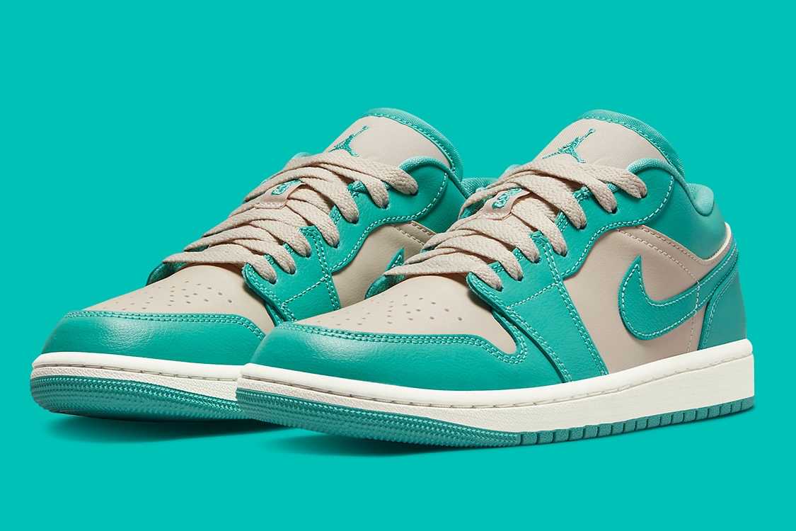 jordan 1 low teal blue