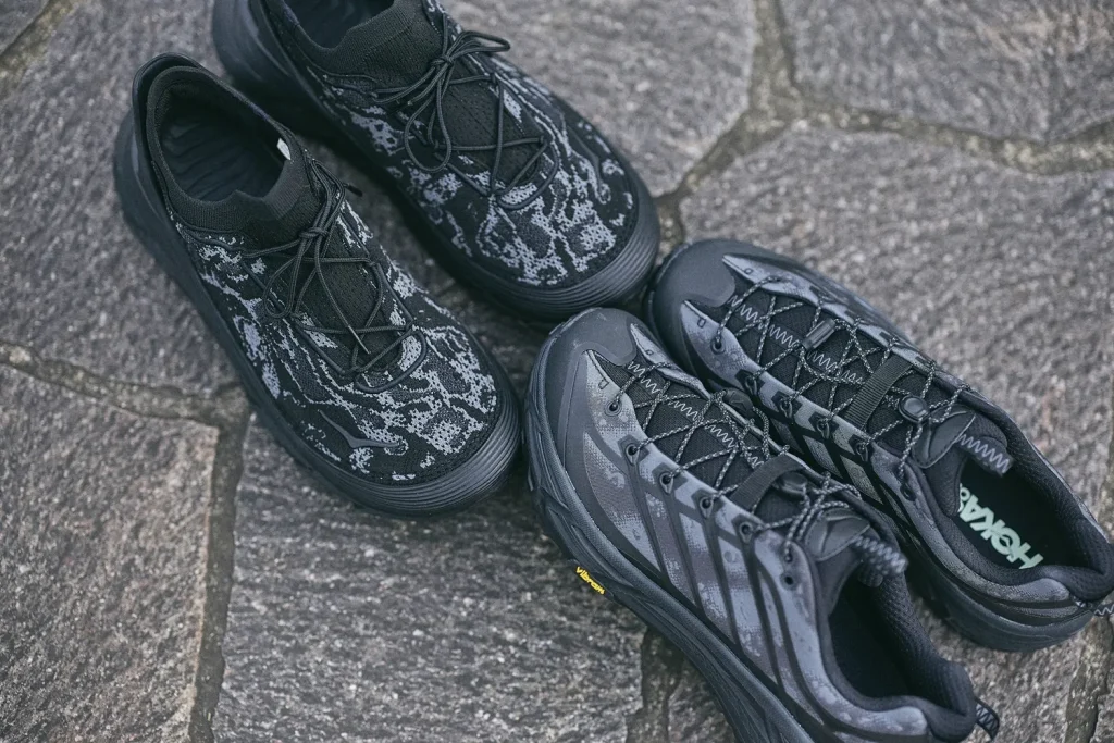 HOKA “Tech Stealth” Collection (Restore Chukka and Mafate Three2)
