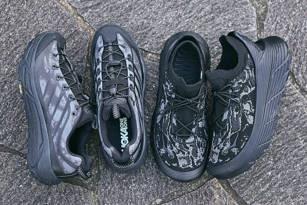 HOKA “Tech Stealth” Collection (Restore Chukka and Mafate Three2)