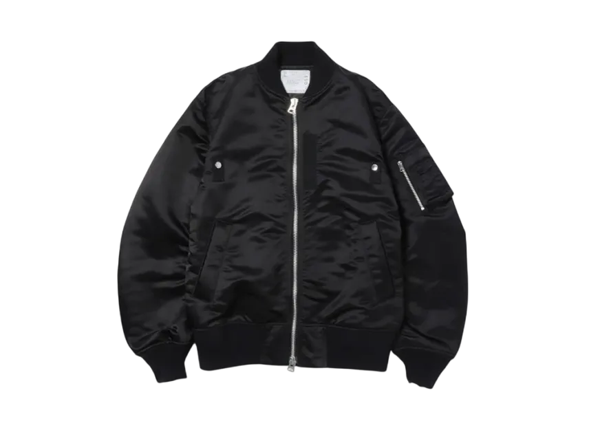 sacai Nylon Twill Blouson "Black”