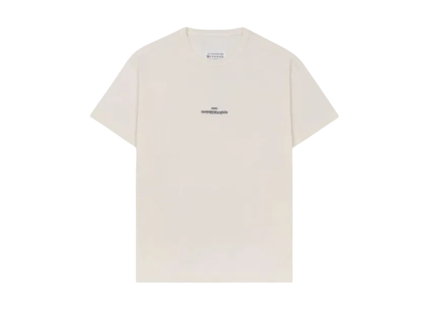 Maison Margiela Distorted Logo T-shirt "White”