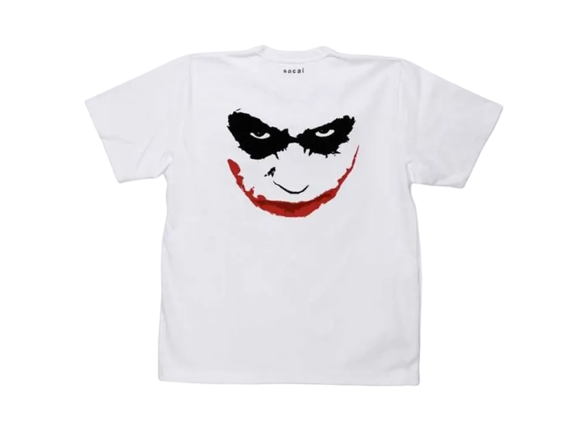 sacai THE DARK KNIGHT T-Shirt "White”