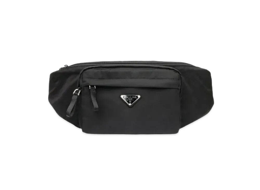 PRADA Nylon Shoulder Bag "Black"
