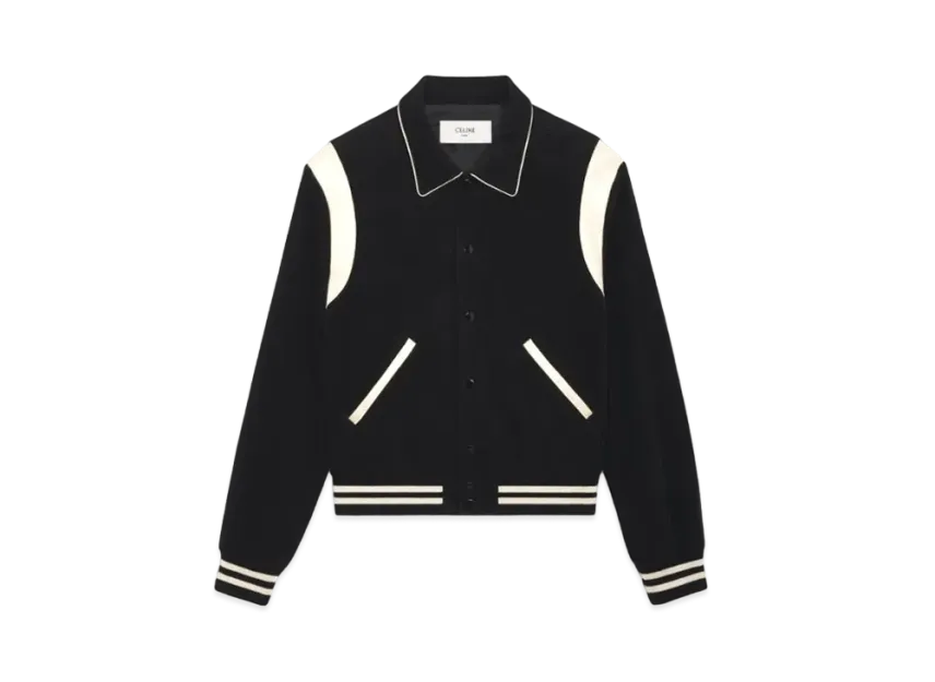 CELINE Teddy Jacket In Corduroy "Black"
