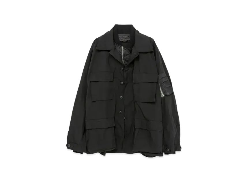 WTAPS sacai x WTAPS Mill LS 01 Shirt "Black"