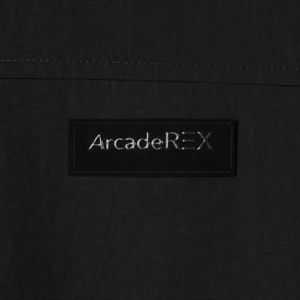Arcade REX by ChroNoiR NYLON TRACK JAKET BLACK