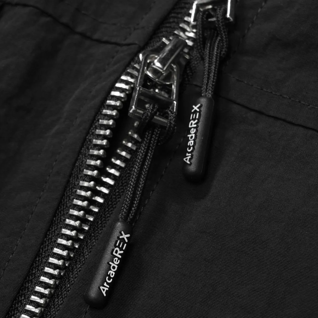 Arcade REX by ChroNoiR NYLON TRACK JAKET BLACK