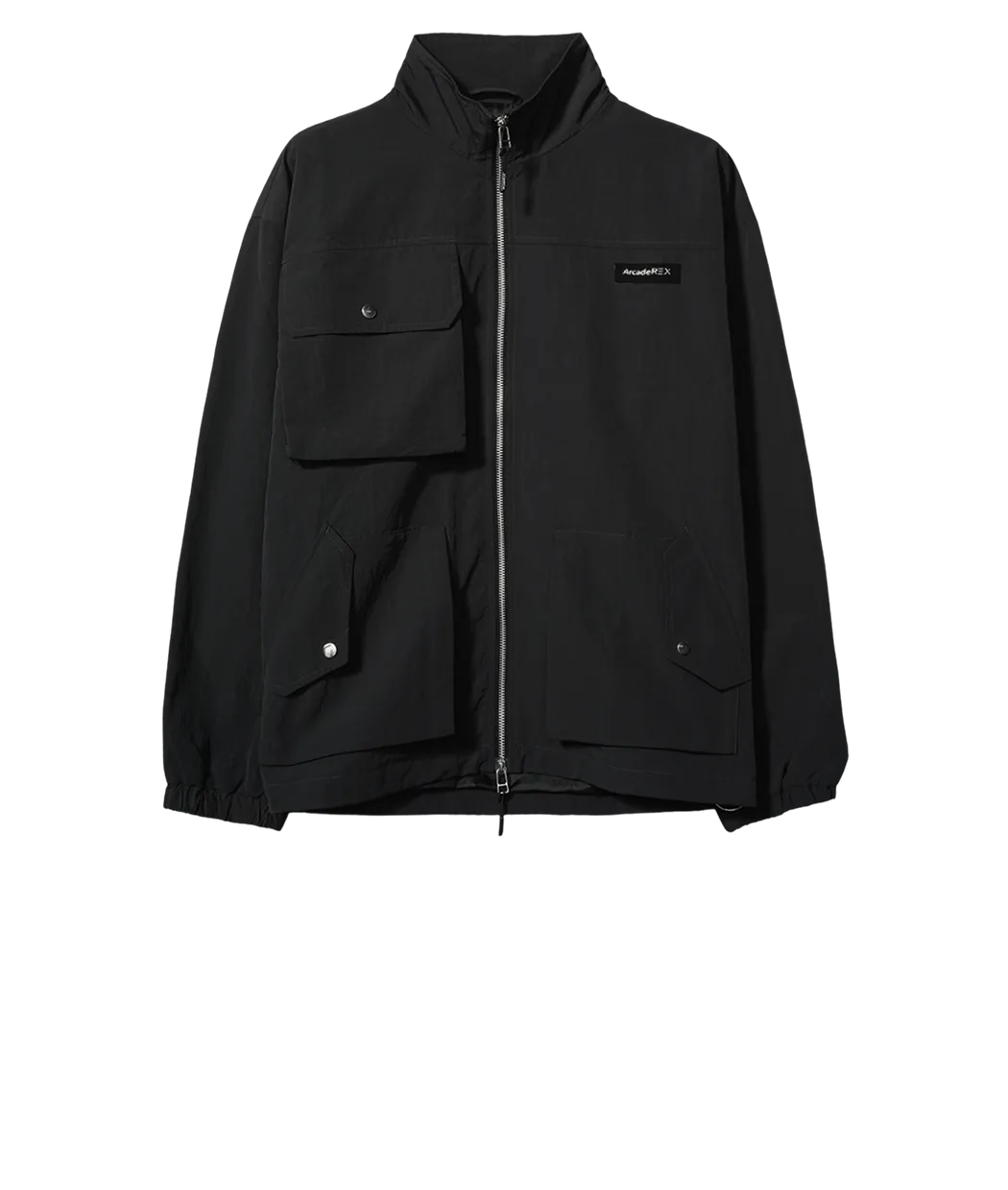 Arcade REX by ChroNoiR NYLON TRACK JAKET BLACK