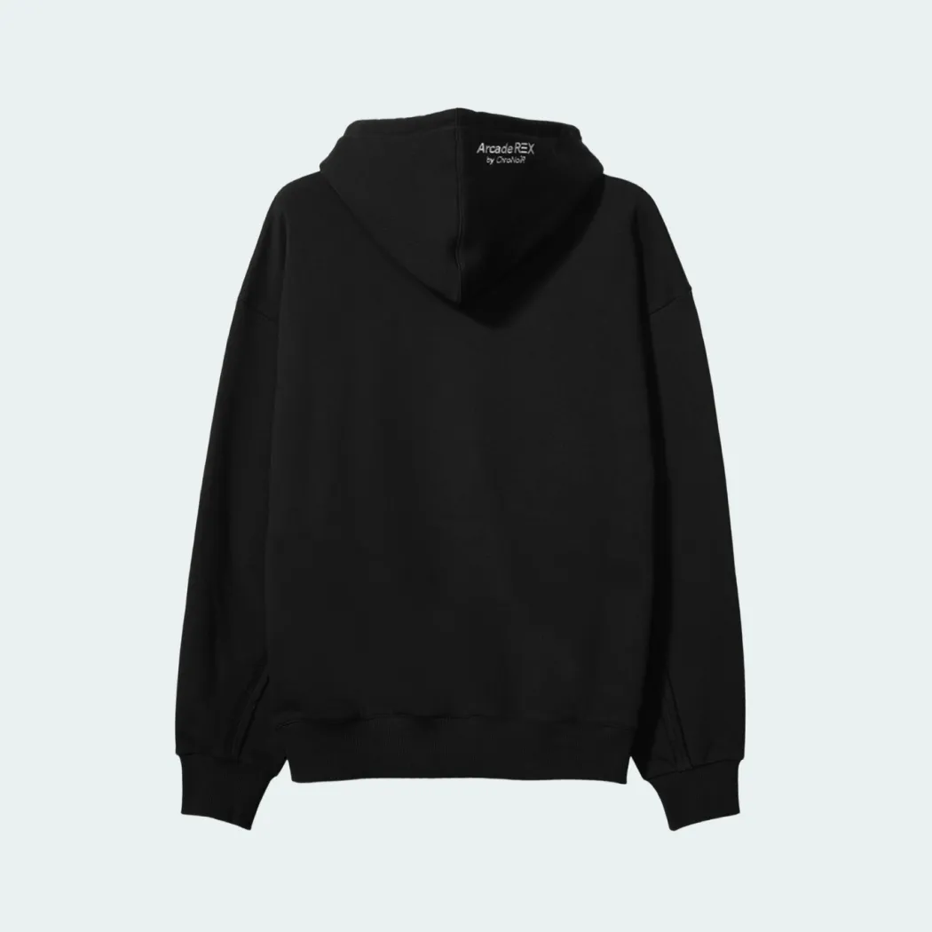 Arcade REX by ChroNoiR SMALL BOX LOGO PARKA BLACK