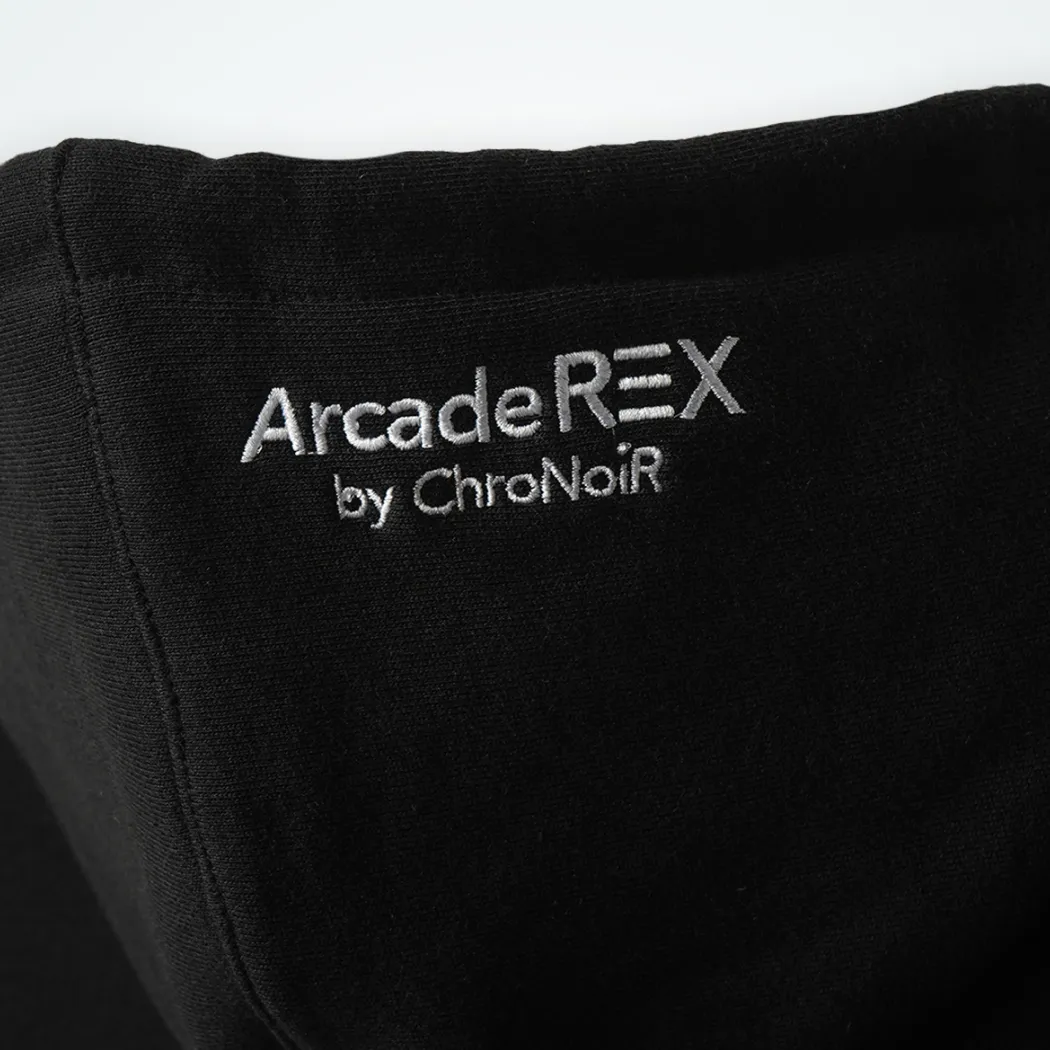 Arcade REX by ChroNoiR SMALL BOX LOGO PARKA BLACK