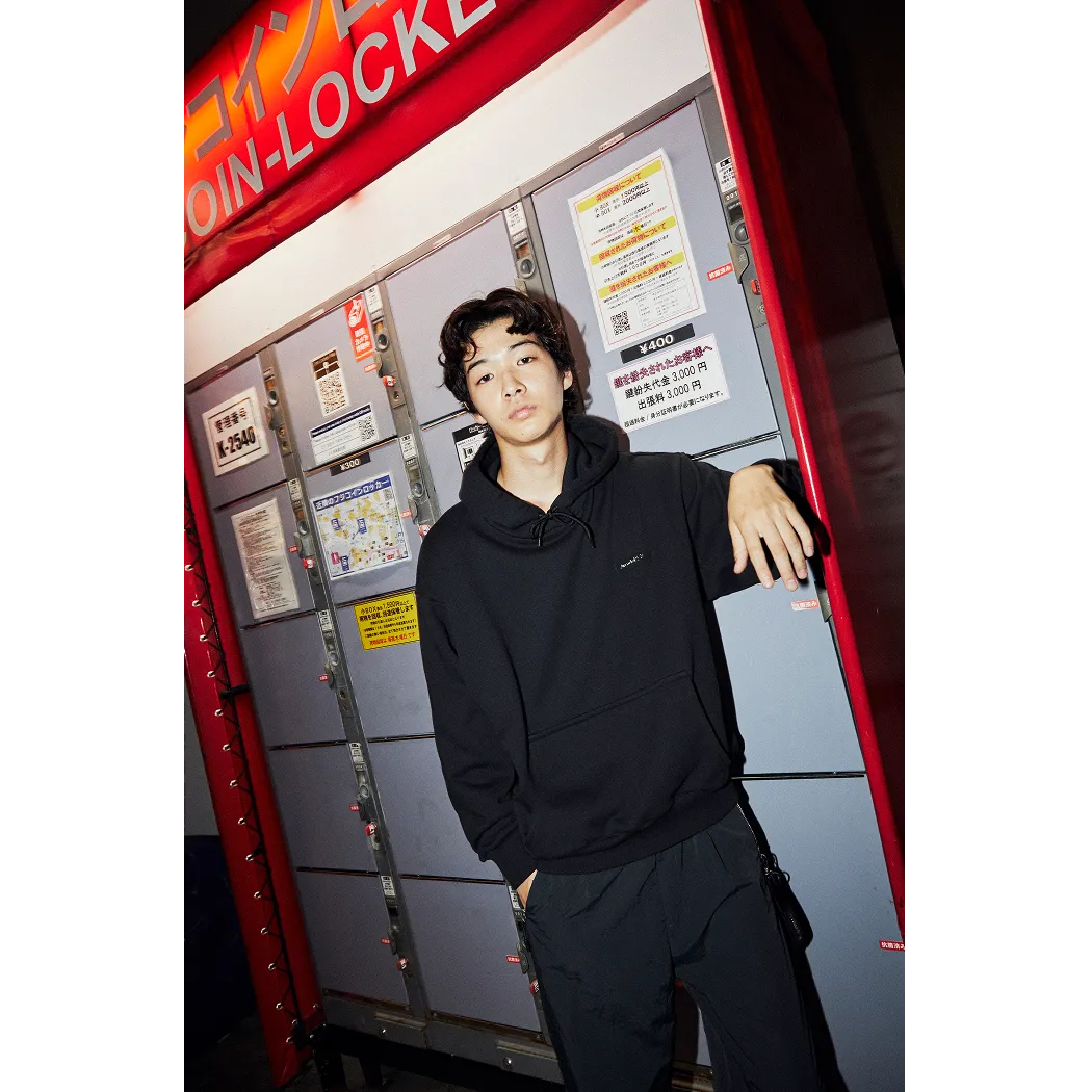 Arcade REX by ChroNoiR SMALL BOX LOGO PARKA BLACK