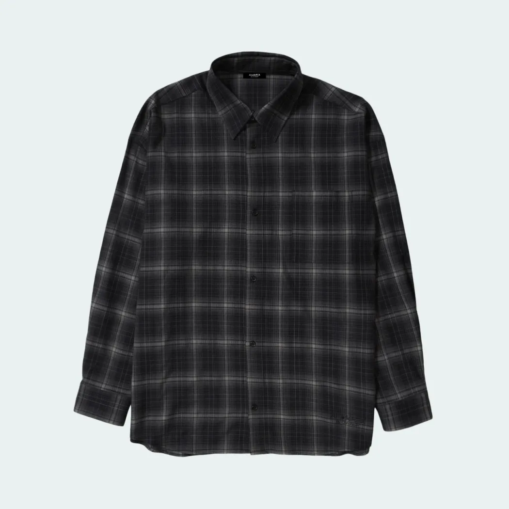 Arcade REX by ChroNoiR OMBRE CHECK SHIRT BLACK
