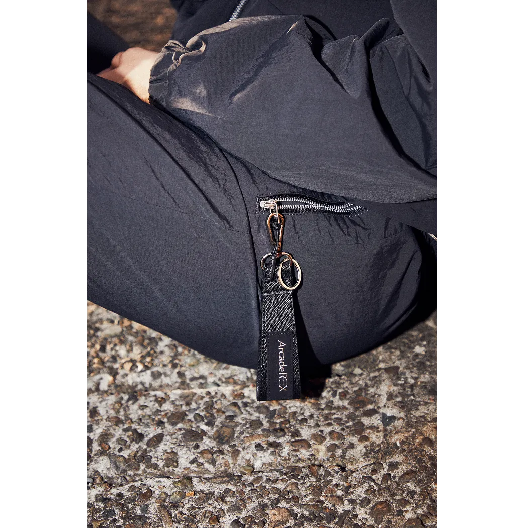 Arcade REX by ChroNoiR NYLON CARGO PANTS BLACK