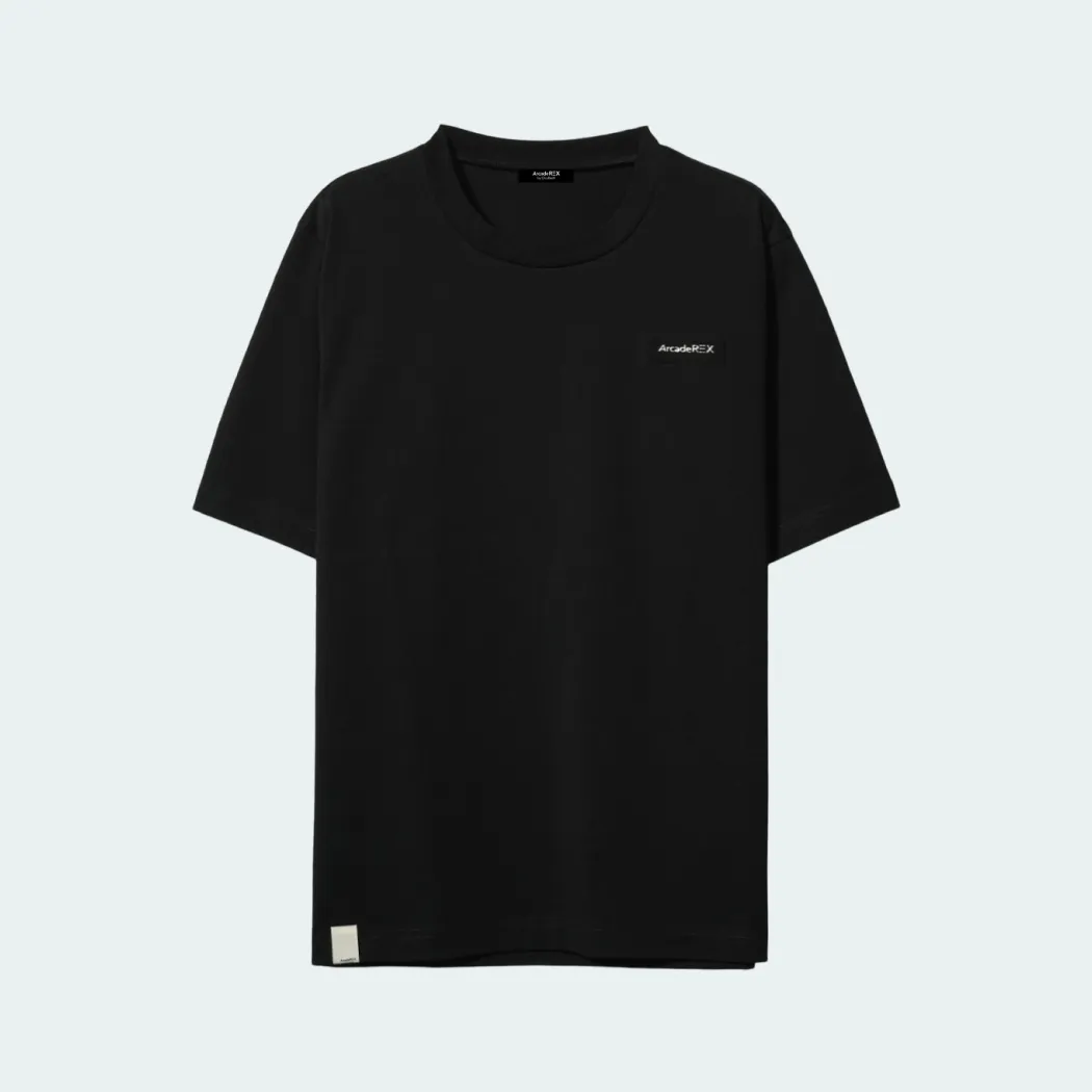 Arcade REX by ChroNoiR SMALL BOX LOGO S/S T-SHIRT BLACK