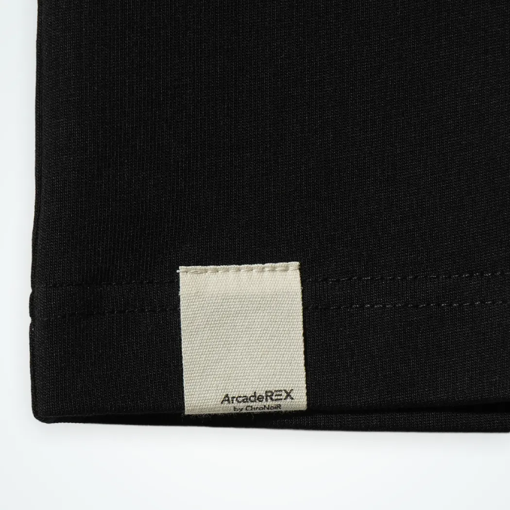 Arcade REX by ChroNoiR SMALL BOX LOGO S/S T-SHIRT BLACK