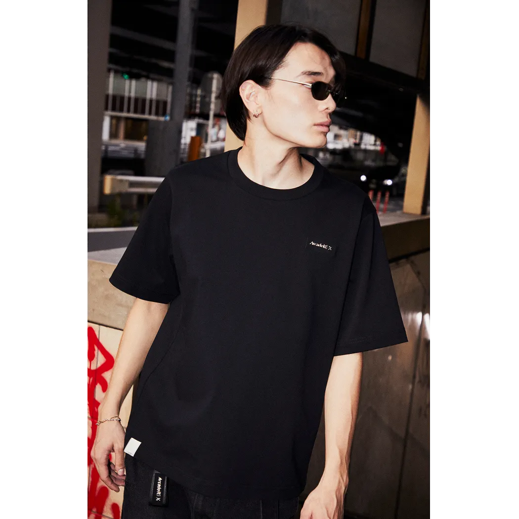 Arcade REX by ChroNoiR SMALL BOX LOGO S/S T-SHIRT BLACK