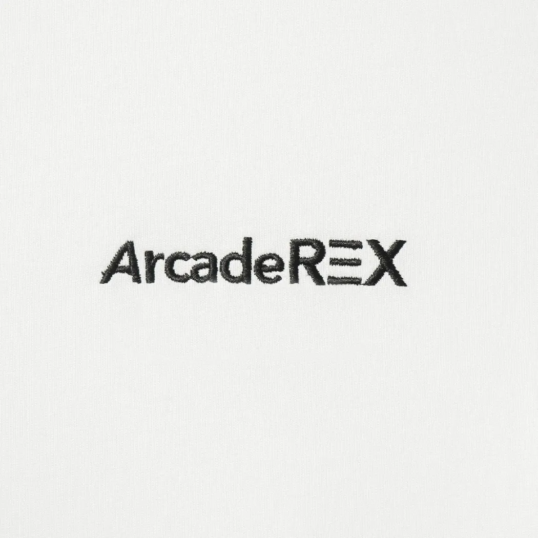Arcade REX by ChroNoiR EMBROIDERY LOGO S/S T-SHIRT WHITE
