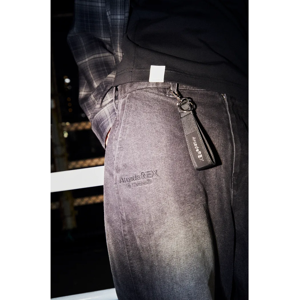 Arcade REX by ChroNoiR BOX LOGO KEY RING BLACK