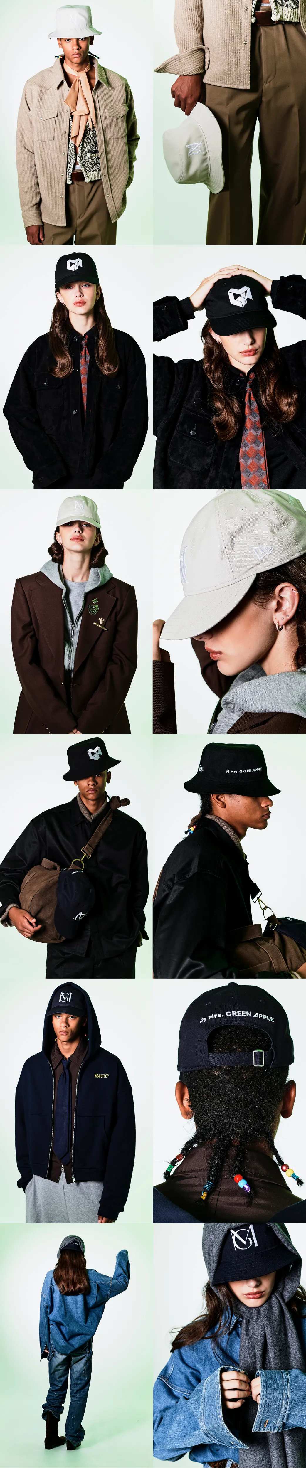 Mrs. Green Apple x SNKRDUNK コラボアイテム着用写真