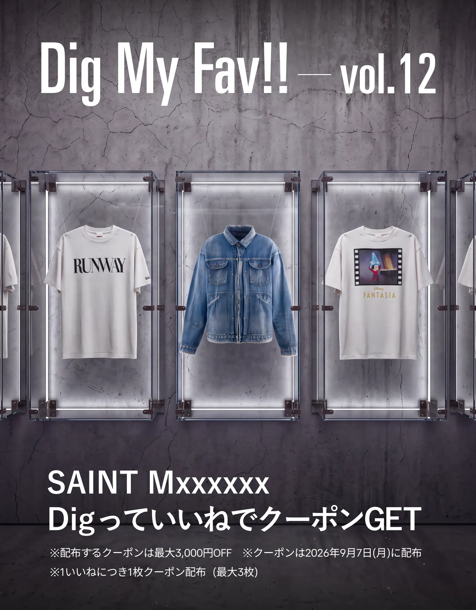Dig My Fav!! vol.12 SAINT Mxxxxxx お気に入り登録でクーポンGET